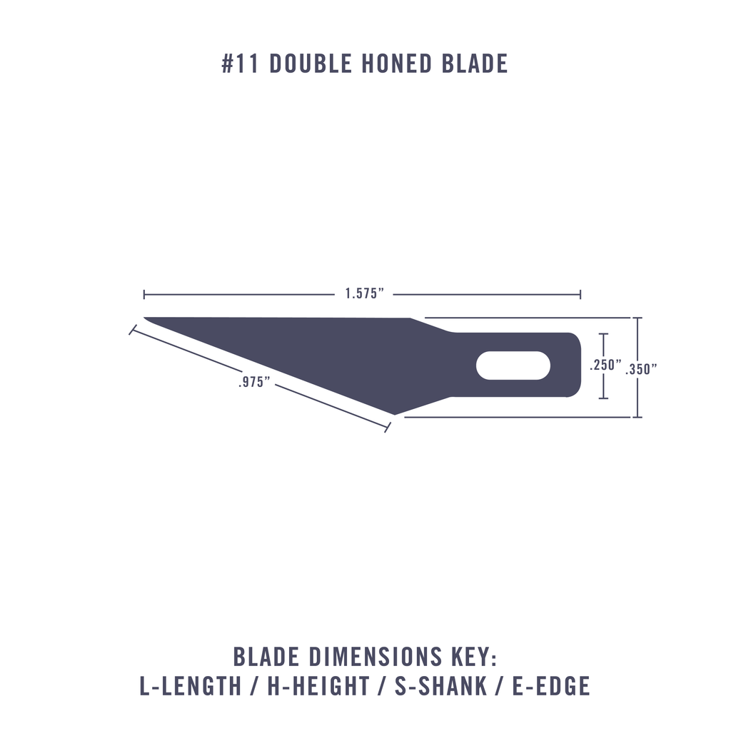 bld-sf186 no.11 hobby knife corrugated samplemaking