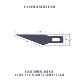 #11 Hobby Knife Blades