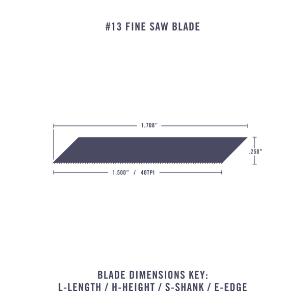 #13 Fine Saw Blade