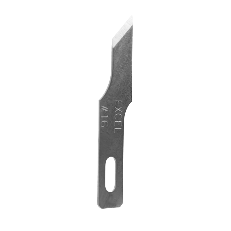 926023-3 Stanley Hobby Knife Blade: 1 9/16 in Blade Lg, 0.5 mm