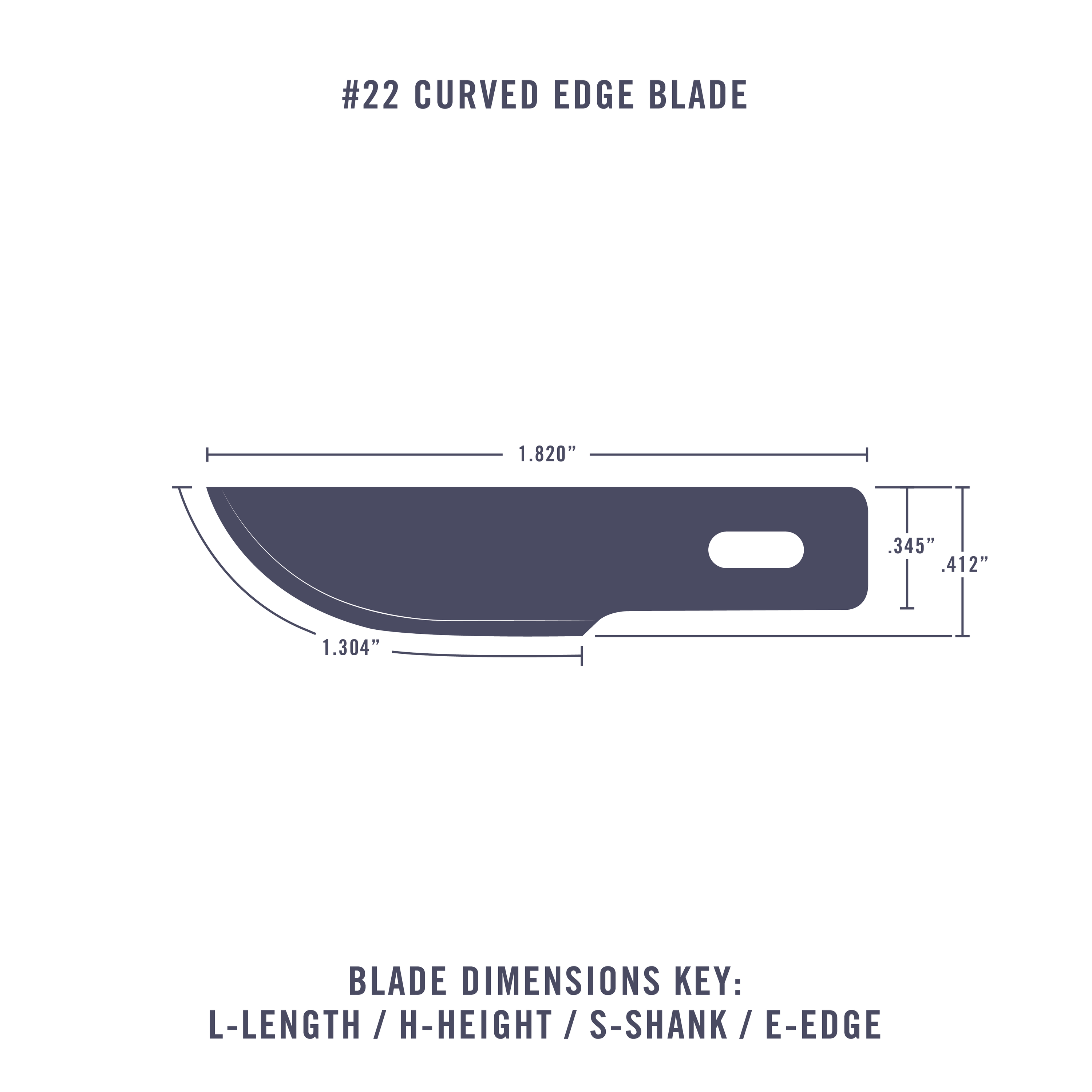 #22 Curved Edge Blade
