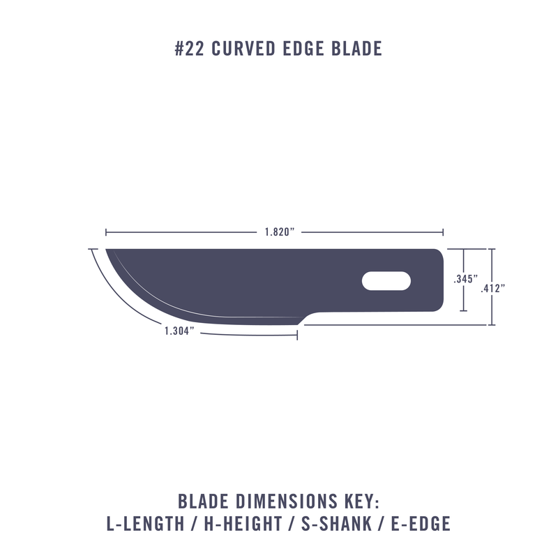 #22 Curved Edge Blade