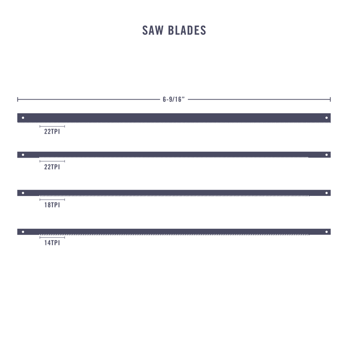 Coping Blade Shop Coping Saw Blades | 4 Assorted Blades | Excel Blades