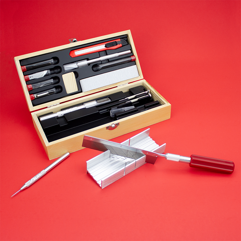 Excel outillage maquette 44291 Set de couteaux Jeu d'outils de modeliste de  luxe