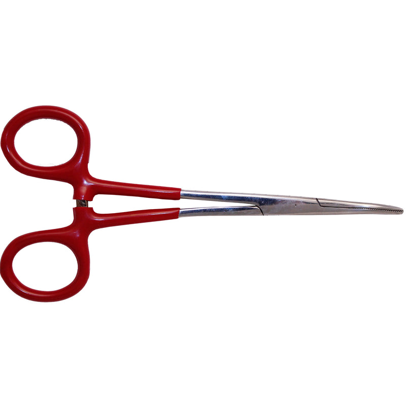 5 1/2" Deluxe Curved Nose Hemostat with Soft Handle