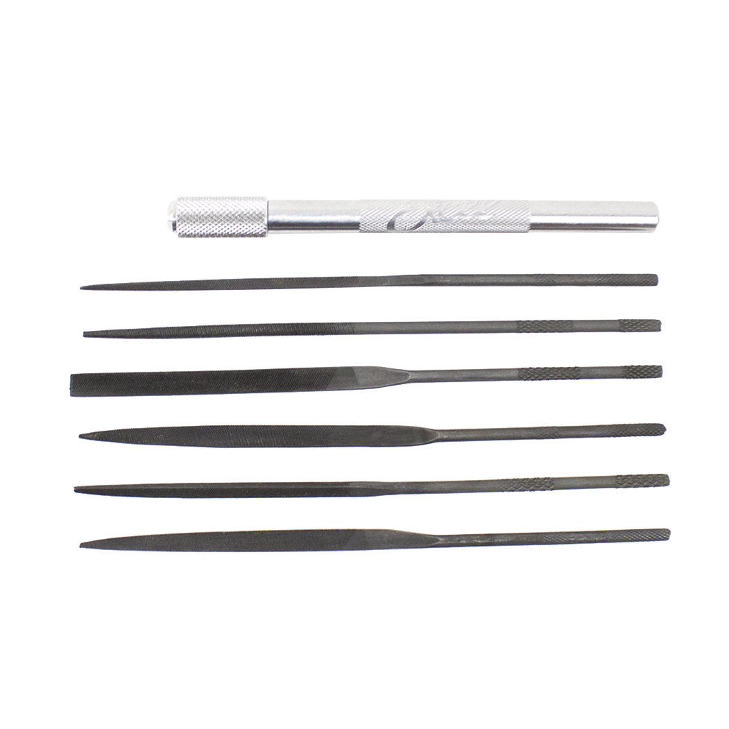 Assorted Sharpening Files Set | Includes Handle | Excel Blades