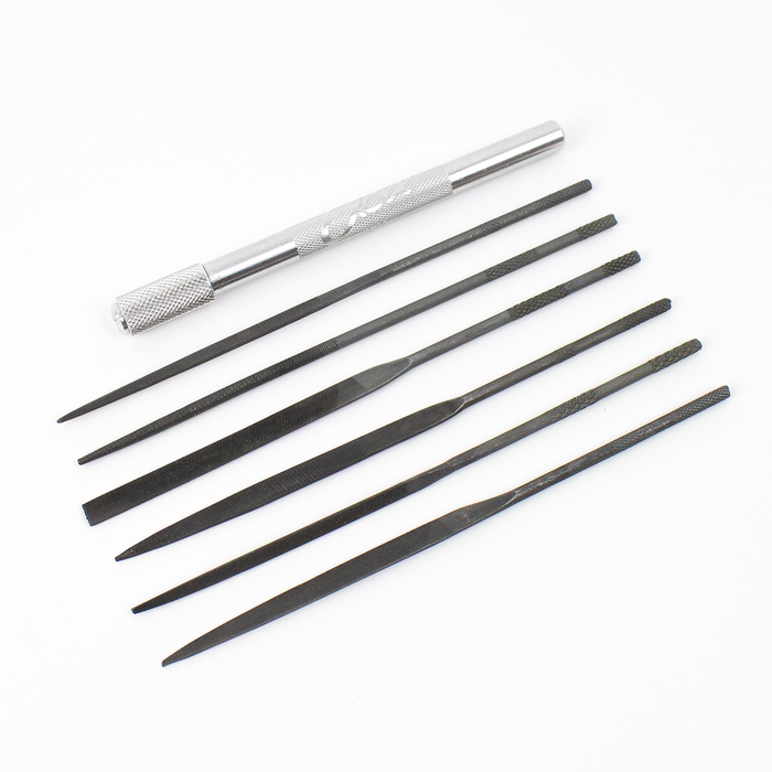 Assorted Sharpening Files Set | Includes Handle | Excel Blades