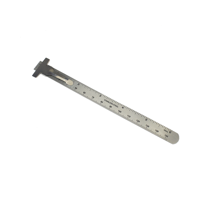 6" Stainless Steel Pocket Ruler