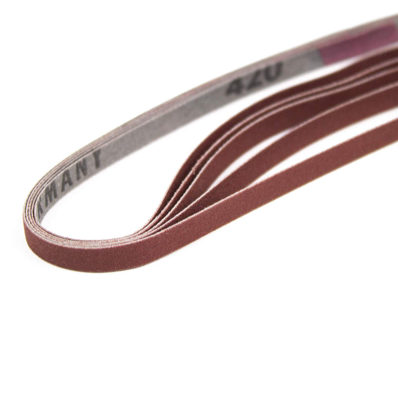 thumbnail image 2 of Sanding Belt Set For Wood And Metal 120/320/600/800/1000 Grit Heavy-Duty Abrasive Belts For 2 of 9