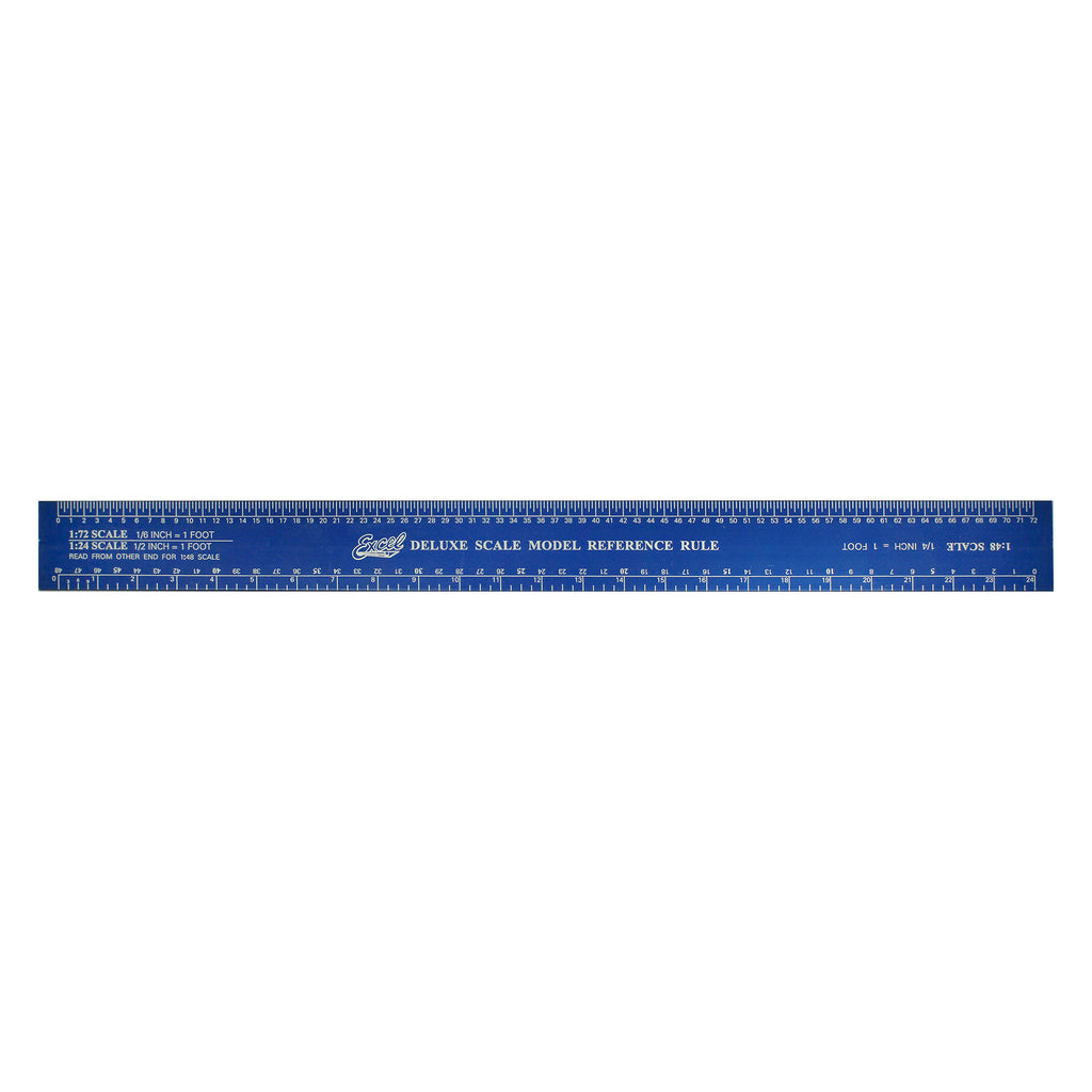 Deluxe 12-Inch Scale Ruler for Modeling | Shop Precise Rulers – Excel ...