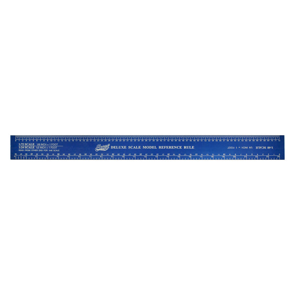 Deluxe 12-Inch Scale Ruler for Modeling