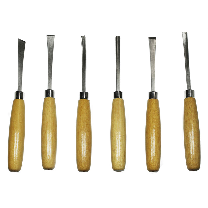 Beginners 6 Piece Woodcarving Chisel Set