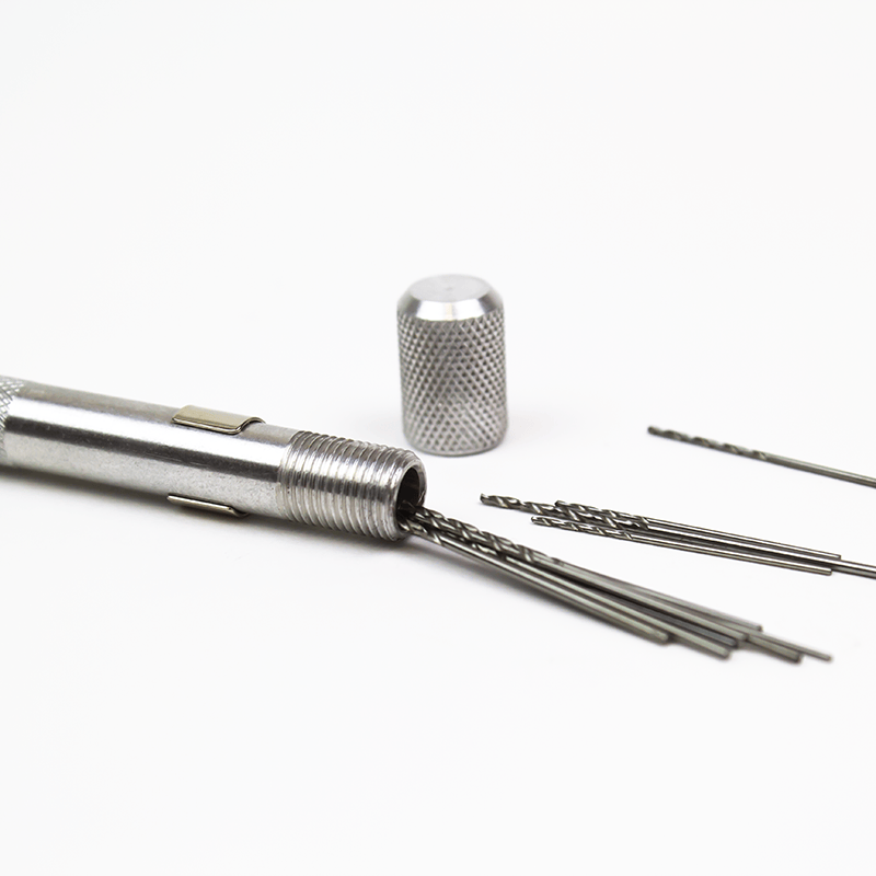 Mini Pin Vice Shop Mini Pin Vise with Assorted Drill Bits | Excel Blades