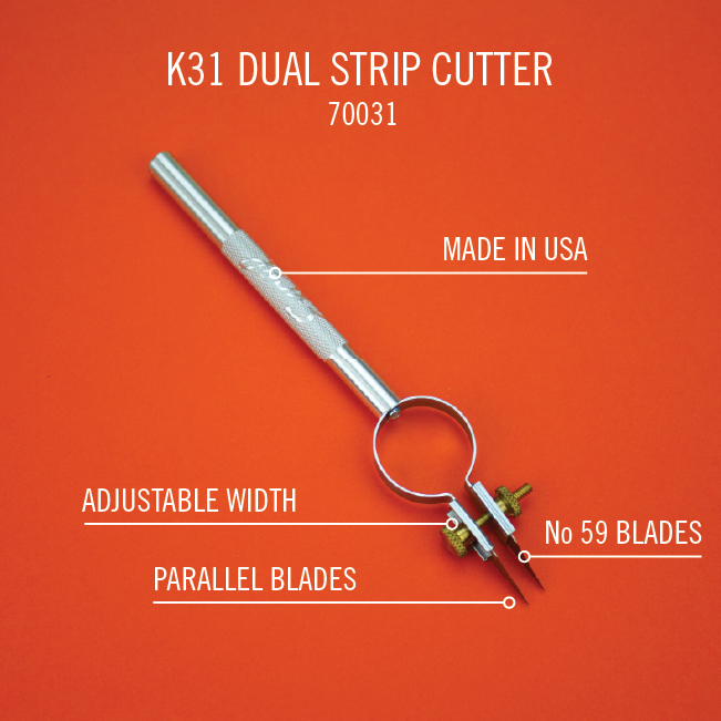 K31 Adjustable Dual Blade Strip Cutter