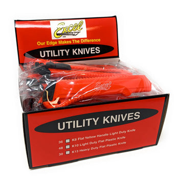 K13 Heavy Duty 18MM Large Snap Utility Knives - Set of 30