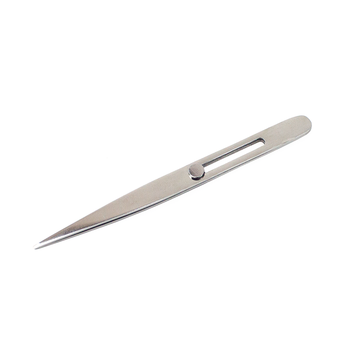 Slide Lock Pointed Tweezers